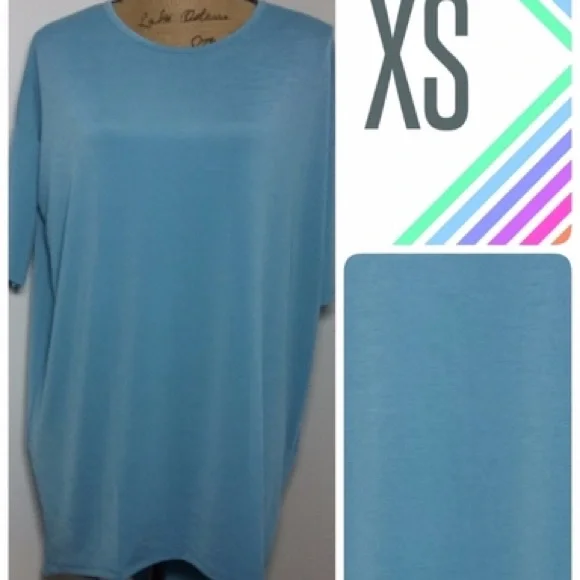 Tunic LuLaRoe Irma Top XS Fits 2-8 NWT Comfy Slinky Soft Oversized Fit - Picture 4 of 4